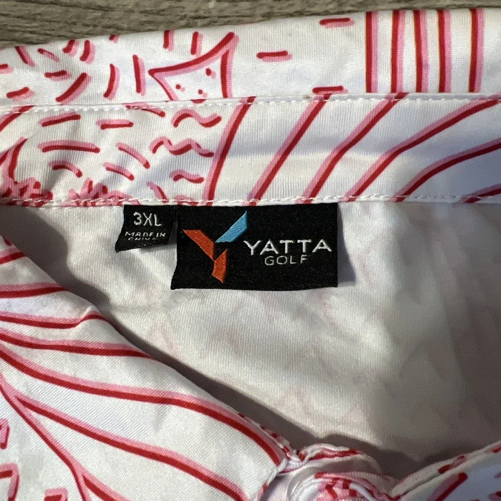 Lot Of 3 Yatta Golf Performance Stretch Lightweight Polo Shirts Size 3XL - Picture 4 of 12